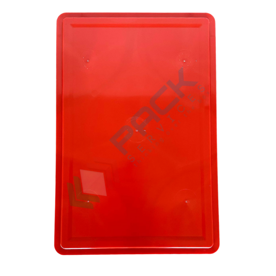 Cassetta in plastica (HDPE) per carne, sovrapponibile, capacità 40 Lt, Mis. 600 L x 400 P x 200 H mm, omologata DIN 55423, Tipologia: Cassa Sovrapponibile Carne, Versione: Base e Pareti Chiuse, Mis. Base (cm): 40 x 60, Altezza (cm): 20, Capacità: 40 Lt, Contatto Diretto con Alimenti: SI, Colore: Rosso, 14 image vendita, produzione, prezzi e offerte