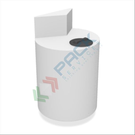 Serbatoio in plastica (PE) per stazioni di miscelazione e dosaggio reagenti, capacità 120 Lt, Mis. Ø 500 x 885 H mm, parte superiore con alzata verticale a due facce, Tipologia: Serbatoio con Alzata Verticale, Capacità: 120 Lt vendita, produzione, prezzi e offerte