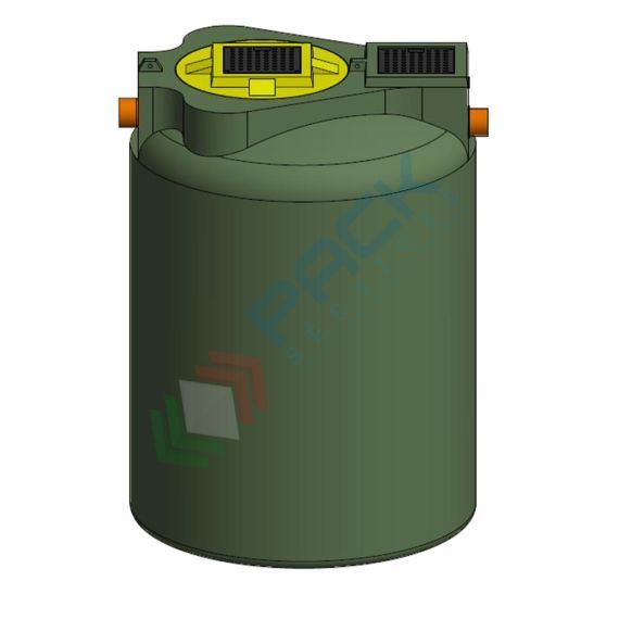 Filtro percolatore anaerobico, A.E. 40, capacità 5500 Lt, Mis. Ø 1725 x 2400 H mm, per il trattamento secondario dei reflui domestici, Utilizzo: Trattamento Secondario, Tipologia: Filtro Percolatore, Volume (Lt): 5500, Versione: Anaerobico vendita, produzione, prezzi e offerte