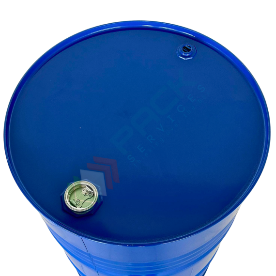 Fusto in ferro cilindrico, capacità 220 Lt, omologato ADR/ONU per liquidi, con tappi a vite Tri Sure (inclusi), corpo blu interno laccato, Tipologia: Fusto Tappi a Vite Tri-Sure, Capacità: 220 Lt, Ideale per: Liquidi, Ø Diametro (mm): 585, Altezza (mm): 880, Colore Esterno / Interno: Blu - Laccato, 5 image vendita, produzione, prezzi e offerte