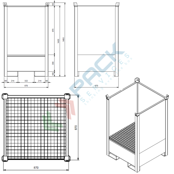 Vasca di contenimento liquidi in acciaio, con pareti in lamiera, ideale per 1 fusto, volume di raccolta 210 Lt, Mis. 870 L x 870 P x 1460 H mm, colore arancio RAL 2001, Tipologia: Vasca per Fusti, Ideale per: 1 Fusto, Versione: con Pareti in Lamiera, Materiale: Acciaio, Volume di Raccolta (Lt): 210, 12 image vendita, produzione, prezzi e offerte