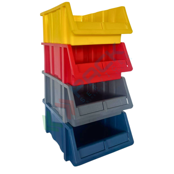 Contenitore bocca di lupo sovrapponibile, in plastica (PP), capacità 3 Litri, Mis. 148 L x 255 P x 114 H mm, con linguetta posteriore, colore blu, Tipologia: Bocca di Lupo Sovrapponibile, Capacità: 3 Lt, Colore: Blu, 15 image vendita, produzione, prezzi e offerte