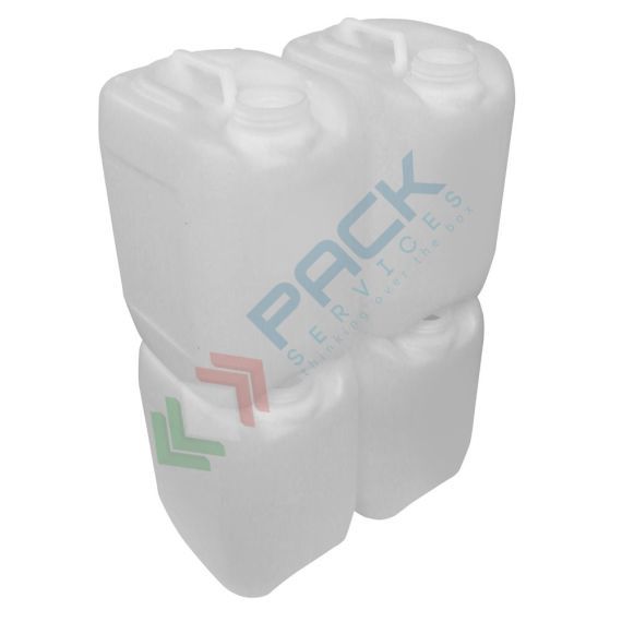 Tanica in plastica (HDPE), capacità 5 Lt, per alimenti, rettangolare, sovrapponibile e omologata ADR/ONU, peso 250 gr, colore neutro - chiusura con tappo a vite con sigillo escluso, Tipologia: Tanica Omologata Sovrapponibile, Capacità: 5 Lt, Omologazione ADR: SI, Sezione: Rettangolare, Colore: Neutro, 13 image vendita, produzione, prezzi e offerte