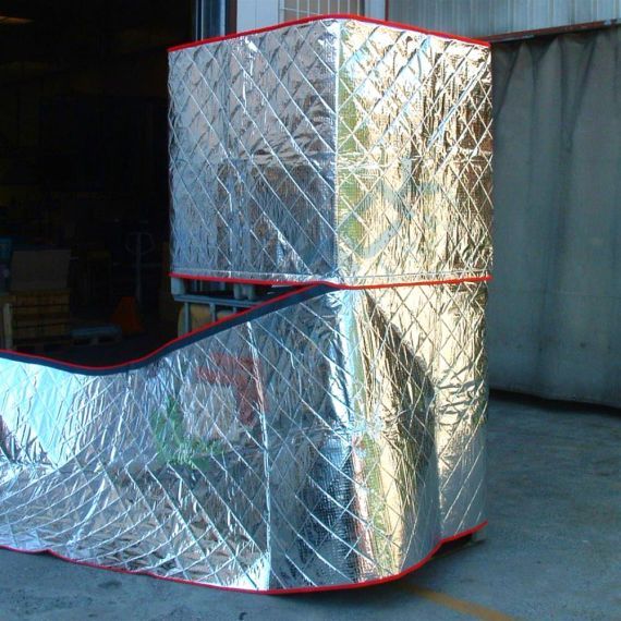 Prolunga per coperture termoisolanti per cisternette IBC 1000 Lt (Art. COPTER-CP1 e COPTER-CP2), 2 image vendita, produzione, prezzi e offerte