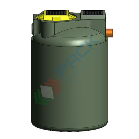 Fossa imhoff biologica, corpo liscio, A.E. 30, capacità 5500 Lt, Mis. Ø 1725 x 2400 H mm, per il trattamento primario dei reflui domestici, Utilizzo: Trattamento Primario, Tipologia: Fossa Imhoff, Volume (Lt): 5500, Versione: Corpo Liscio, 10 image vendita, produzione, prezzi e offerte