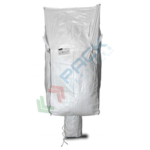 Saccone big bag tubolare, Mis. 90 L x 90 P x 120 H cm, SWL 1500 Kg, SF 5:1, caramella/valvola, Tipologia: Saccone Tubolare, Apertura Superiore: A caramella, Fondo: Valvola di Scarico, Misura: 90 x 90 x 120 cm, Capacità di carico (SWL): 1500 Kg, 5 image vendita, produzione, prezzi e offerte