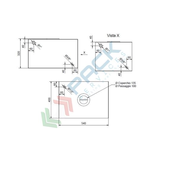 Serbatoio acqua in plastica (PE), parallelepipedo orizzontale, capacità 65 Lt, Mis. 400 L x 540 P x 320 H mm, colore azzurro, Tipologia: Serbatoio Parallelepipedo Orizzontale, Capacità: 65 Lt, Versione: Corpo Liscio, 10 image vendita, produzione, prezzi e offerte