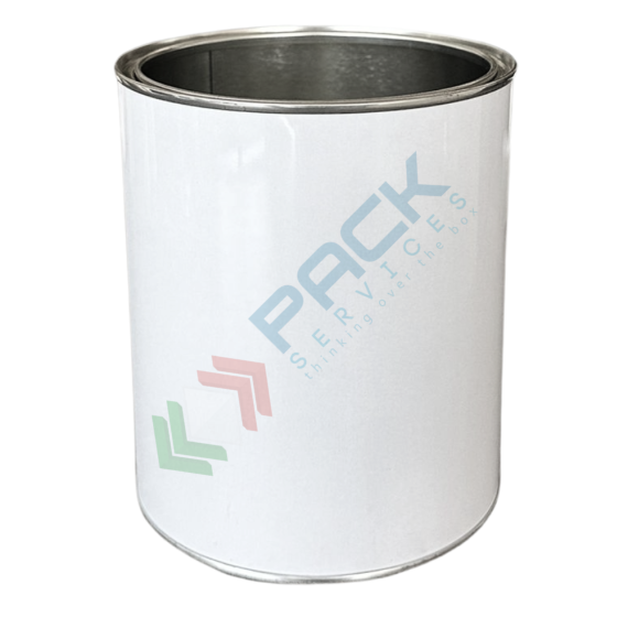 Barattolo in metallo cilindrico Mis. Ø 109 x 130 H mm, capacità nominale 1000 ml, capacità totale 1100 ml, corpo bianco/int. grezzo, coperchio a pressione (escluso), Tipologia: Barattolo Metallo, Capacità: 1000 ml, Ø Diametro (mm): 109, Altezza (mm): 130, Colore Esterno / Interno: Bianco - Grezzo vendita, produzione, prezzi e offerte