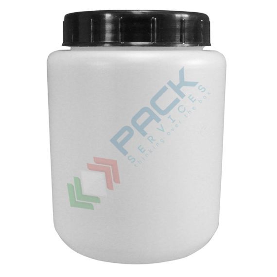 Barattolo in plastica (HDPE), cilindrico, capacità 120 ml, chiusura a vite con sottotappo (tappo incluso), Tipologia: Barattolo Cilindrico (VCV), Capacità: 120 ml, Chiusura: Tappo a Vite, Colore: Neutro vendita, produzione, prezzi e offerte