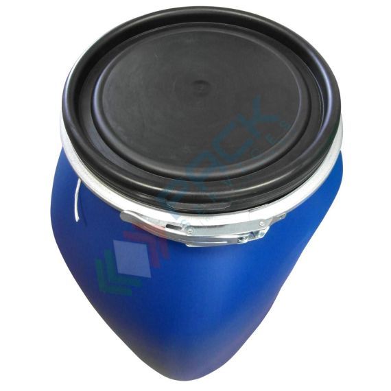 Fusto in plastica (HDPE) ad apertura totale, rettangolare, capacità 120 Lt, ADR/ONU per solidi, uso industriale, Tipologia: Fusto Bocca Aperta Rettangolare (TORT), Capacità: 120 Lt, Ideale per: Solidi e Polveri, Contatto Diretto con Alimenti: NO, Materiale: HDPE, Colore: Blu, 12 image vendita, produzione, prezzi e offerte