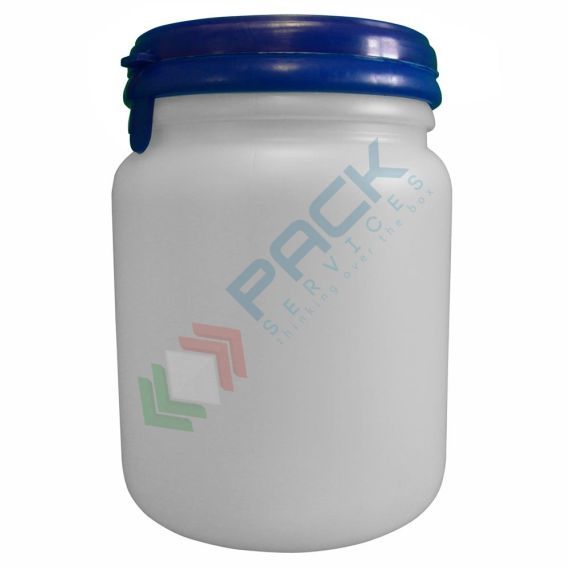 Barattolo in plastica (HDPE), cilindrico, capacità 1000 ml, chiusura a pressione con sigillo di garanzia e sottotappo (tappo incluso), Tipologia: Barattolo Cilindrico (VCS), Capacità: 1 Lt, Chiusura: Tappo a Pressione, Colore: Neutro vendita, produzione, prezzi e offerte