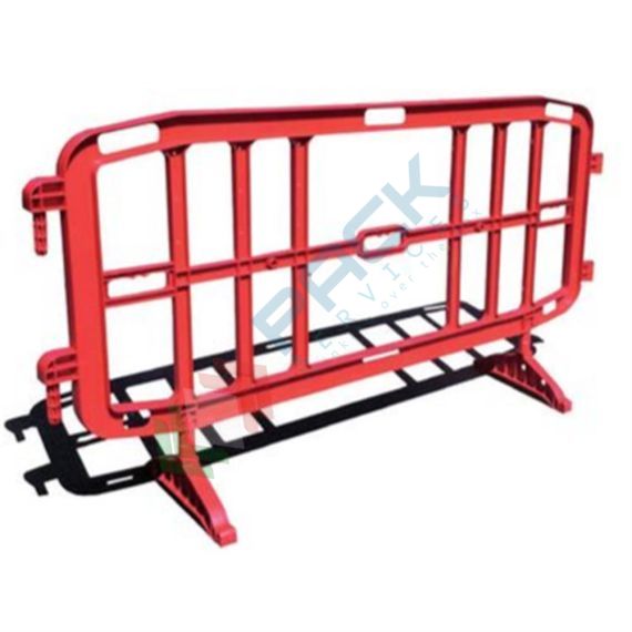 Transenna in plastica (PP) stradale, Mis. 200 x 102 cm, colore rosso, Tipologia: Transenna Stradale in PP, Colore: Rosso vendita, produzione, prezzi e offerte