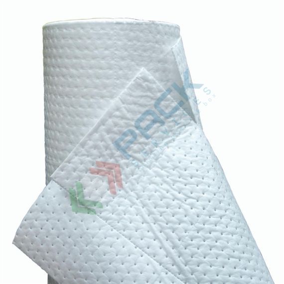 Rotolo assorbente per oli ed idrocarburi, versione rinforzata, Mis. 40 mt x 50 cm, capacità assorbimento totale 121 Lt, conf. 1 pz, Tipologia: Assorbenti per Oli e Idrocarburi, Modello: Rotolo, Misura: 50 cm x 40 mt, Versione: Rinforzato, Confezionamento: 1 Pz., Capacità di Assorbimento Conf. (Lt): 121, 6 image vendita, produzione, prezzi e offerte
