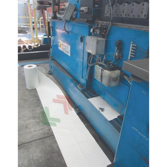 Rotolo assorbente per oli ed idrocarburi, versione rinforzata, Mis. 40 mt x 50 cm, capacità assorbimento totale 121 Lt, conf. 1 pz, Tipologia: Assorbenti per Oli e Idrocarburi, Modello: Rotolo, Misura: 50 cm x 40 mt, Versione: Rinforzato, Confezionamento: 1 Pz., Capacità di Assorbimento Conf. (Lt): 121, 7 image vendita, produzione, prezzi e offerte