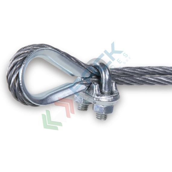Morsetto per fune in acciaio zincato Ø mm 20 - Art. 8016 20, 4 image vendita, produzione, prezzi e offerte