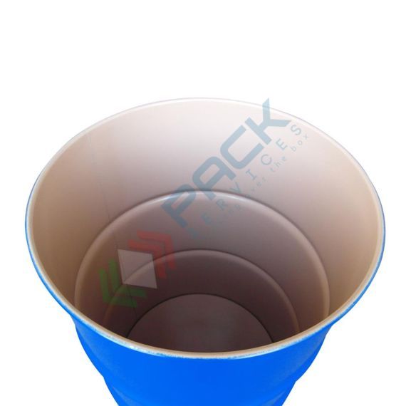 Fusto in ferro cilindrico ad apertura totale, capacità 220 Lt, Mis. Ø 595 x 885 H mm, omologato ADR/ONU per liquidi, corpo blu interno laccato, coperchio con cravatta (incluso), Tipologia: Fusto Apertura Totale Cilindrico, Capacità: 220 Lt, Ideale per: Solidi, Polveri e Liquidi, Ø Diametro (mm): 595, Altezza (mm): 885, Colore Esterno / Interno: Blu - Laccato, 5 image vendita, produzione, prezzi e offerte