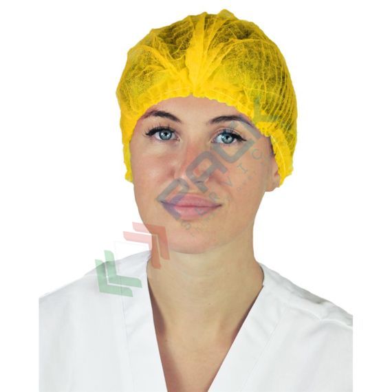 Cuffie monouso in TNT di polipropilene (PP) 14 g/mq, plissettate, conf. 200 pz, Colore: Giallo vendita, produzione, prezzi e offerte