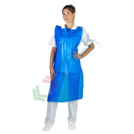 Grembiuli monouso in polietilene (LDPE), 50 micron, Mis 100 x 160 cm, conf 25 pz vendita, produzione, prezzi e offerte