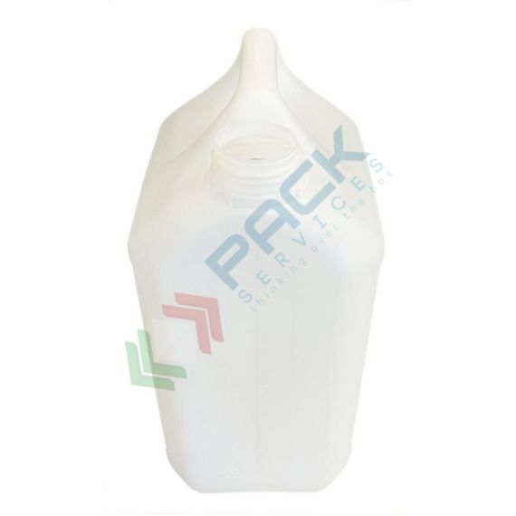 Tanica in plastica (HDPE) cartonabile, capacità 5 Lt, NON sovrapponibile, peso 140 gr, tappo a vite con sigillo (esclusi), colore bianco, Tipologia: Tanica Economica, Capacità: 5 Lt, Omologazione ADR: NO, Sezione: Rettangolare, Colore: Bianco, 8 image vendita, produzione, prezzi e offerte