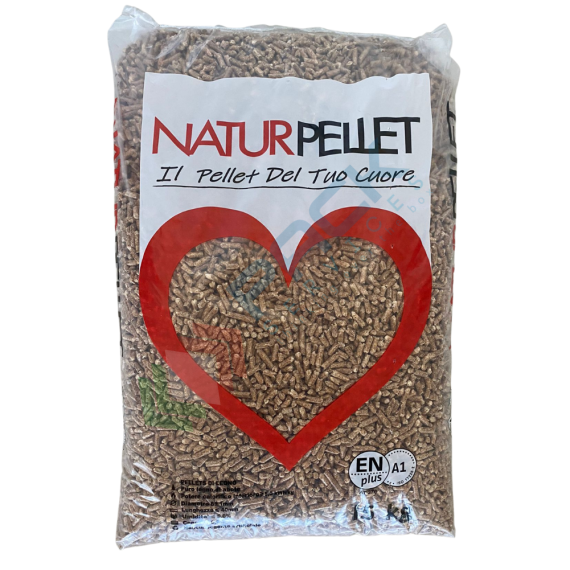 Pellet naturale prodotto 100% abete made in Austria, certificato ENplus A1 (n. AT 376), sacco da 15 Kg vendita, produzione, prezzi e offerte