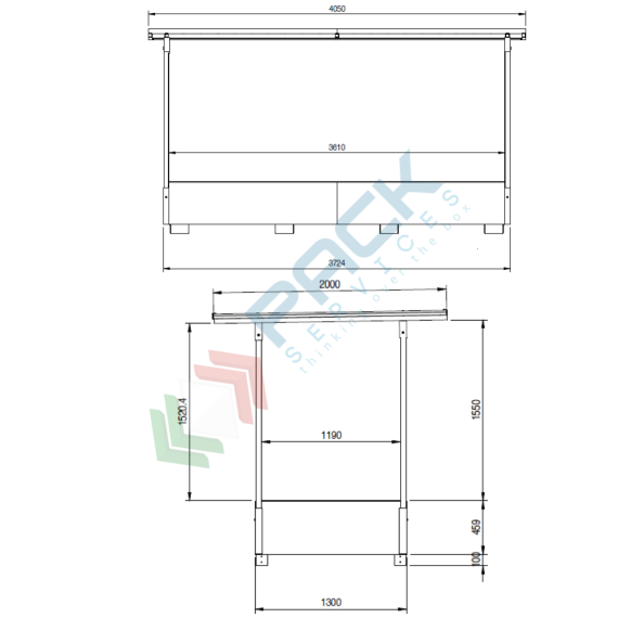 Vasca di contenimento liquidi in acciaio con tettoia smontabile, volume di raccolta 2000 Lt, ideale per 3 cisterne IBC, Mis. 3724 L x 1300 P x 2100 H mm, colore arancio RAL 2004, Tipologia: Vasca per Cisterne, Ideale per: 3 Cisterne, Versione: con Tettoia, Materiale: Acciaio, Volume di Raccolta (Lt): 2000, 6 image vendita, produzione, prezzi e offerte