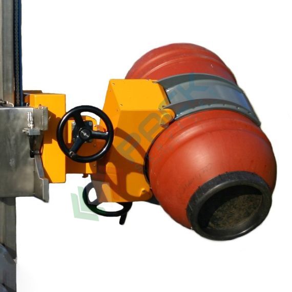 Girafusti manuale laterale a piastra Fem a diametro variabile, in acciaio verniciato, Mis. 1060 L x 850 P x 500 H mm, ideale per fusti in metallo e plastica vendita, produzione, prezzi e offerte