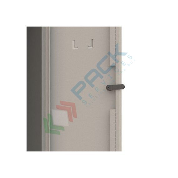 Armadio spogliatoio in metallo sovrapposto, 2 vani, Mis. 322 L x 500 P x 1800 H mm, maniglia in metallo lucchettabile, Tipologia: Sovrapposti, Nr. Vani: 2, Larghezza (cm): 32.2, Profondità (cm): 50, Altezza (cm): 180, Chiusura: Maniglia, 8 image vendita, produzione, prezzi e offerte