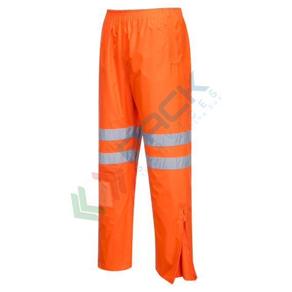 Pantaloni alta visibilità antipioggia 100% poliestere con doppio rivestimento in PU, 190 gr, modello Traffic per utilizzo ferroviario, omologati CE + EN 343 + EN ISO 20471 Classe 2, colore arancione, tg. XL, Tipologia: Pantaloni Alta Visibilità, Colore: Arancione, Taglia: XL, Vestibilità: Regular vendita, produzione, prezzi e offerte