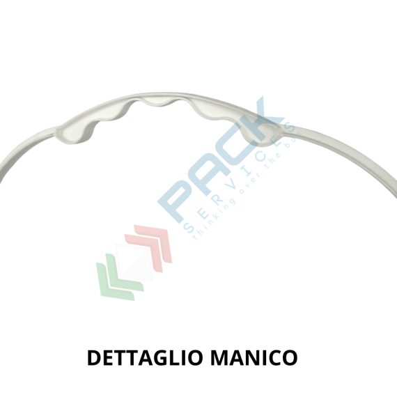 Secchio plastica (PP) conico, capacità 5 Lt, Mis. Ø 230 x 155 H mm, manico in plastica, sigillo di garanzia e chiusura a pressione (coperchio ESCLUSO), Tipologia: Secchio Conico, Capacità: 5 Lt, Omologazione ADR: NO, Manico: Plastica, Colore: Bianco, Made In: Europa, 11 image vendita, produzione, prezzi e offerte