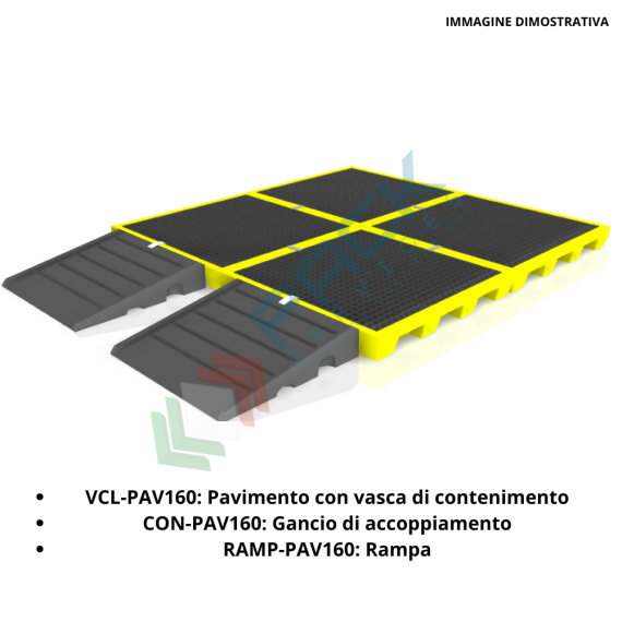 Gancio di accoppiamento per pavimento di contenimento Cod. Art. VCL-PAV160, in acciaio inox, 4 image vendita, produzione, prezzi e offerte