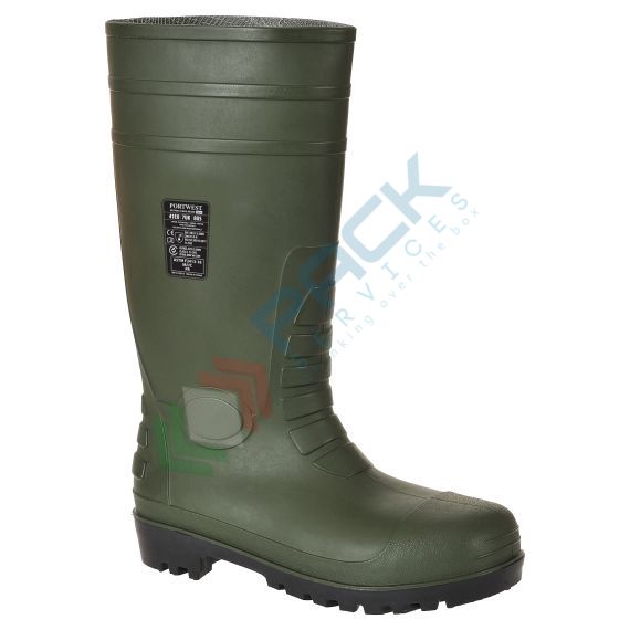 Stivale Total Safety Wellington S5, Colore: Verde, Taglia: 47 vendita, produzione, prezzi e offerte