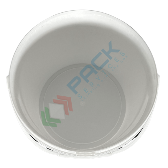Secchio plastica (PP) conico, capacità 10 Lt, Mis. Ø 257 x 219 H mm, manico in plastica, sigillo di garanzia e chiusura a pressione (coperchio ESCLUSO), Tipologia: Secchio Conico, Capacità: 10 Lt, Omologazione ADR: NO, Manico: Plastica, Colore: Bianco, Made In: Europa, 9 image vendita, produzione, prezzi e offerte