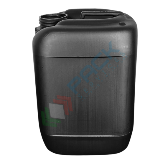Tanica in plastica (HDPE), capacità 5 Lt, rettangolare, sovrapponibile e omologata ADR/ONU, peso 250 gr, colore nero - chiusura con tappo a vite con sigillo escluso, Tipologia: Tanica Omologata Sovrapponibile, Capacità: 5 Lt, Omologazione ADR: SI, Sezione: Rettangolare, Colore: Nero, 8 image vendita, produzione, prezzi e offerte