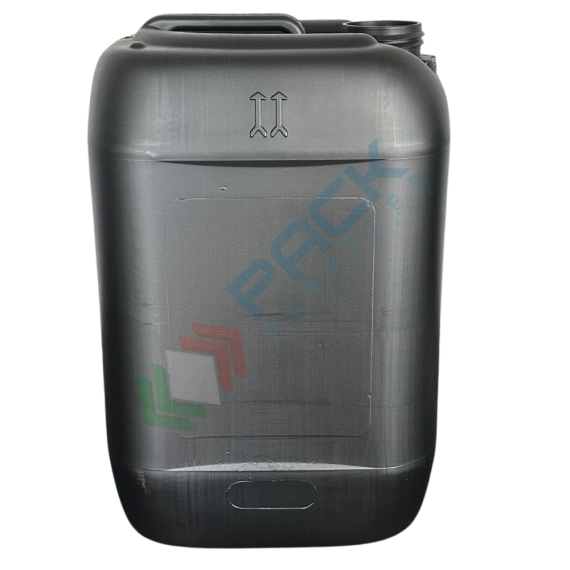 Tanica in plastica (HDPE), capacità 11 Lt, rettangolare, sovrapponibile e omologata ADR/ONU, peso 400 gr, colore nero - chiusura con tappo a vite con sigillo escluso, Tipologia: Tanica Omologata Sovrapponibile, Capacità: 11 Lt, Omologazione ADR: SI, Sezione: Rettangolare, Colore: Nero, 9 image vendita, produzione, prezzi e offerte