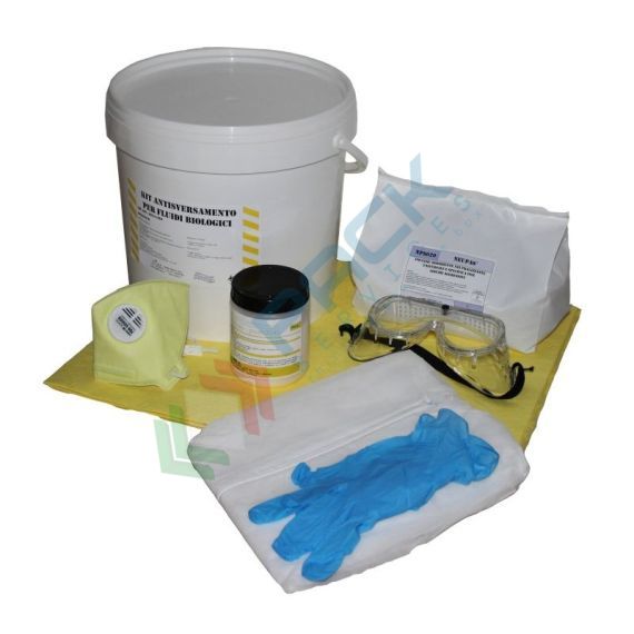 Kit di pronto intervento per liquidi biologici, confezionato in secchio con manico, Tipologia: Kit per Liquidi Biologici, Modello: Contenitore Portatile, Confezionamento: Secchio, Capacità di Assorbimento Conf. (Lt): N.D. vendita, produzione, prezzi e offerte