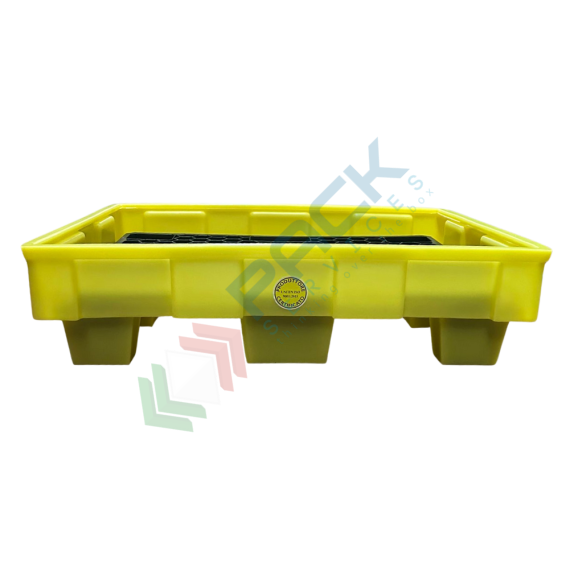 Vasca di contenimento liquidi in plastica (PE) con griglia, ideale per 2 fusti, volume di raccolta 150 Lt, Mis. 1250 L x 850 P x 230 H mm, Tipologia: Vasca per Fusti, Ideale per: 2 Fusti, Versione: Standard, Materiale: Plastica, Volume di Raccolta (Lt): 150, 15 image vendita, produzione, prezzi e offerte
