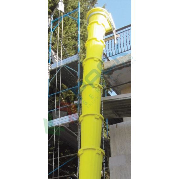 Scarica detriti cilindrico verticale, impilabile ideale per convogliare i detriti dai piani di una costruzione, 4 image vendita, produzione, prezzi e offerte