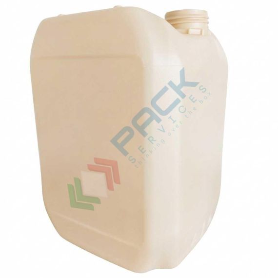 Tanica in plastica riciclata (65% HDPE rigenerato + 35% HDPE vergine), capacità 10 Lt, peso 430 gr, omologata ADR/ONU, tappo a vite DIN 51 con sigillo (escluso), colore neutro, Tipologia: Tanica Omologata Sovrapponibile Riciclata, Capacità: 10 Lt, Omologazione ADR: SI, Sezione: Rettangolare, Colore: Neutro, 12 image vendita, produzione, prezzi e offerte