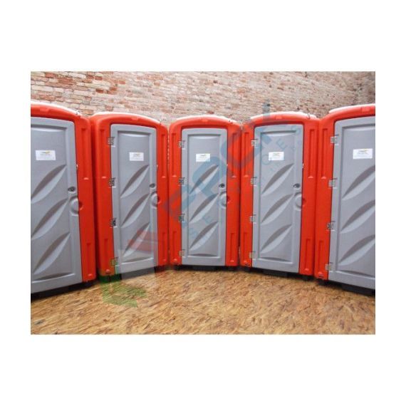 Bagno mobile monoblocco in polietilene (PE), capacità utile vasca reflui 150 Lt, seduta inglese, pronto all'uso-montato, design compatto, corpo grigio-porta rossa, Tipologia: Bagno Chimico, Seduta: Inglese, Capacità Utile - Vasca Reflui: 150 Lt, Sistema: Ricircolo, 7 image vendita, produzione, prezzi e offerte