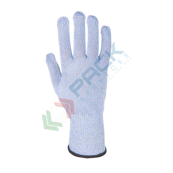 Guanti da lavoro foderati resistenti al taglio (livello D) e al calore, ideali per la manipolazione sicura di alimenti, in HPPE + poliestere, calibro 13, modello Sabre, omologati EN 388, colore blu, taglia S, Colore: Blu, Taglia: S vendita, produzione, prezzi e offerte