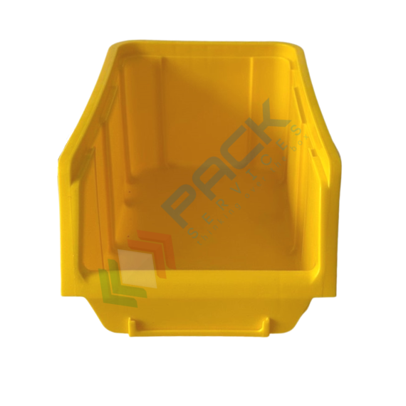 Contenitore bocca di lupo sovrapponibile, in plastica (PP), capacità 3 Litri, Mis. 148 L x 255 P x 114 H mm, con linguetta posteriore, colore giallo, Tipologia: Bocca di Lupo Sovrapponibile, Capacità: 3 Lt, Colore: Giallo, 3 image vendita, produzione, prezzi e offerte