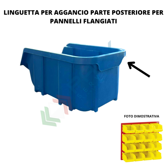 Contenitore bocca di lupo sovrapponibile, in plastica (PP), capacità 5,25 Litri, Mis. 184 L x 304 P x 129 H mm, con linguetta posteriore, colore blu, Tipologia: Bocca di Lupo Sovrapponibile, Capacità: 5,25 Lt, Colore: Blu, 7 image vendita, produzione, prezzi e offerte