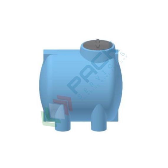 Serbatoio acqua in plastica (PE), cilindrico orizzontale con piedini, capacità 470 Lt, Mis. 835 L x 960 P x 980 H mm, colore azzurro, Tipologia: Serbatoio Cilindrico Orizzontale, Capacità: 470 Lt, Versione: con Piedi d'Appoggio vendita, produzione, prezzi e offerte