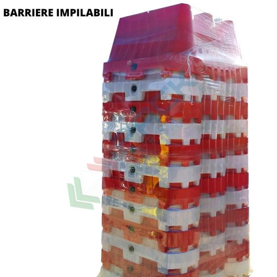 Barriera stradale spartitraffico impilabile, in plastica (PE), con giunto basso, colore bianco, Tipologia: New Jersey, Colore: Bianco, 6 image vendita, produzione, prezzi e offerte
