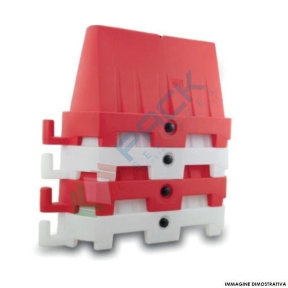 Barriera stradale spartitraffico impilabile, in plastica (PE), con giunto basso, colore bianco, Tipologia: New Jersey, Colore: Bianco, 4 image vendita, produzione, prezzi e offerte