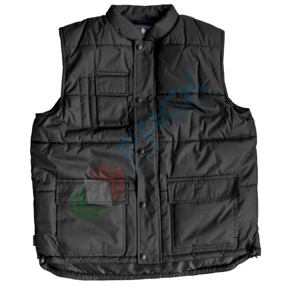 Gilet da lavoro 100% poliestere, rivestito PVC, 160 gr, modello Classic, ideale in caso di pioggia, colore nero, Colore: Nero, Taglia: XXL, 4 image vendita, produzione, prezzi e offerte