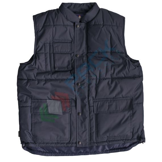 Gilet da lavoro 100% poliestere, rivestito PVC, 160 gr, modello Classic, ideale in caso di pioggia, colore blu navy, Colore: Blu Scuro, Taglia: M, 4 image vendita, produzione, prezzi e offerte