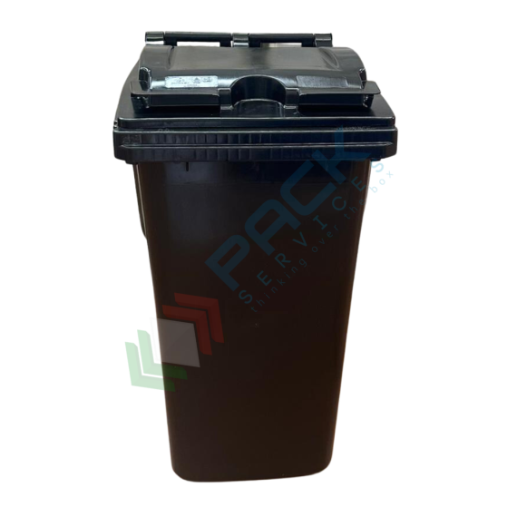Bidone spazzatura per la raccolta differenziata rifiuti, capacità 360 Lt, certificato UNI EN 840, per uso esterno, colore nero, Tipologia: Bidone UNI EN 840, Capacità: 360 Lt, Chiusura: Coperchio a Cerniera, Versione: Standard, Colore: Nero, 6 image vendita, produzione, prezzi e offerte