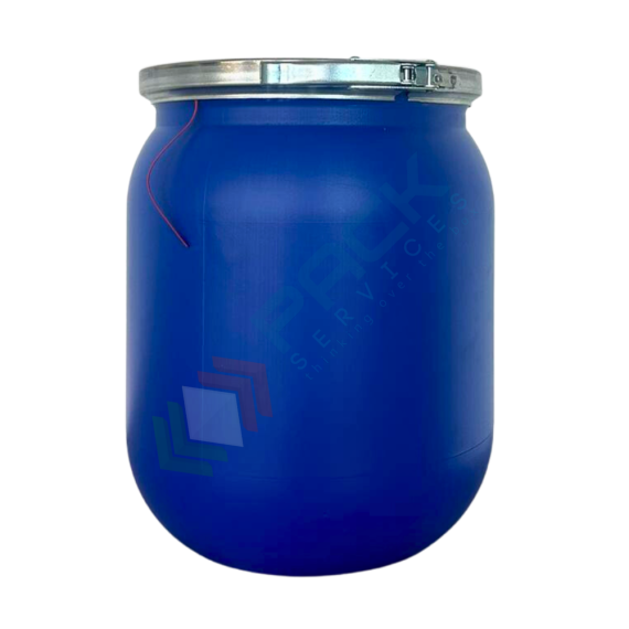 Fusto in plastica (HDPE) ad apertura totale, rotondo, capacità 6,9 Lt, non ADR, uso industriale, Tipologia: Fusto Bocca Aperta Rotondo (TO-UN), Capacità: 6,9 Lt, Ideale per: Solidi e Polveri, Contatto Diretto con Alimenti: NO, Materiale: HDPE, Colore: Blu, 12 image vendita, produzione, prezzi e offerte