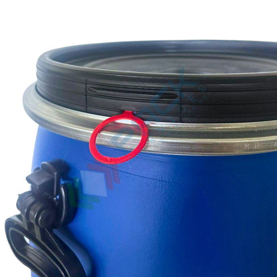 Fusto in plastica (HDPE) ad apertura totale, rotondo, capacità 60 Lt, ADR/ONU per solidi, uso alimentare, Tipologia: Fusto Bocca Aperta Rotondo (TO-UN), Capacità: 60 Lt, Ideale per: Solidi e Polveri, Contatto Diretto con Alimenti: SI, Materiale: HDPE, Colore: Blu, 12 image vendita, produzione, prezzi e offerte
